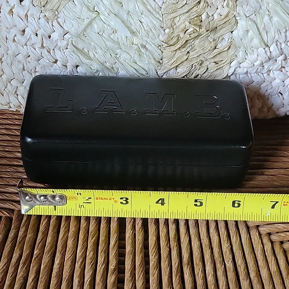 L.A.M.B black, eyeglass/sunglass hard case